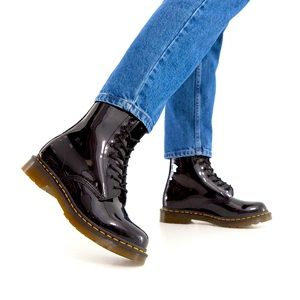 Dr Martens Patent Boots